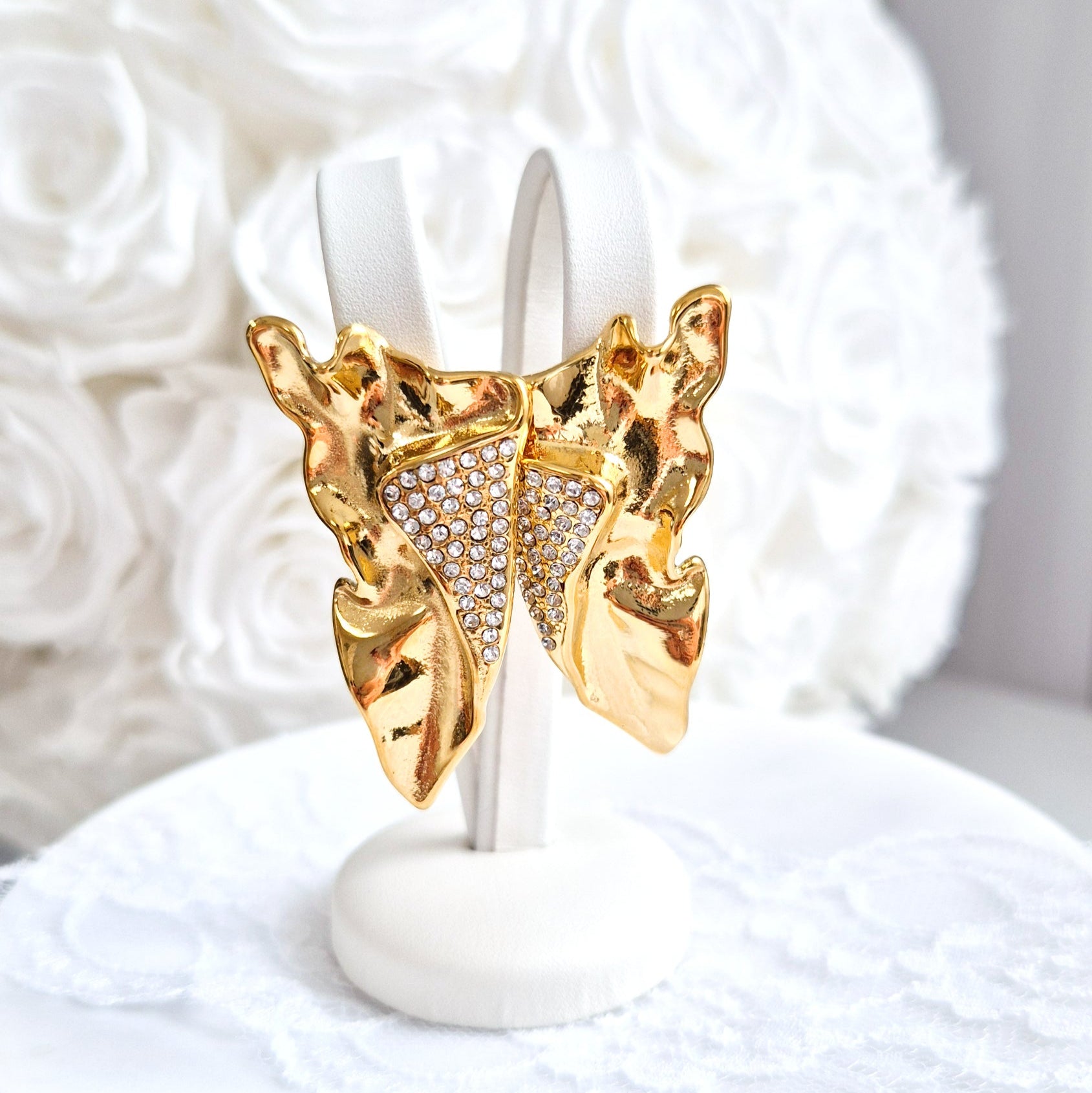 Statement earrings, Statemen Ohrringe, Ohrstecker, goldene Ohrringe, boucles doreilles, orecchini, earrings, gold earrings