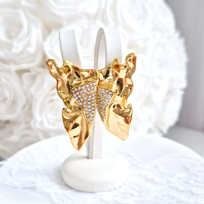 Statement earrings, Statemen Ohrringe, Ohrstecker, goldene Ohrringe, boucles doreilles, orecchini, earrings, gold earrings