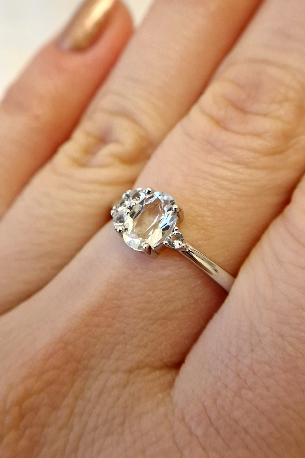 weisser topas ring, Weiss Topas Ring, Topas Ring, Topas Ring Silber, White topaz ring, Topaz Ring, Topaz ring silver, Silberring, Fingerring, silver ring, Topasring, Topas Ring, Topaz ring, bague, bague topaze