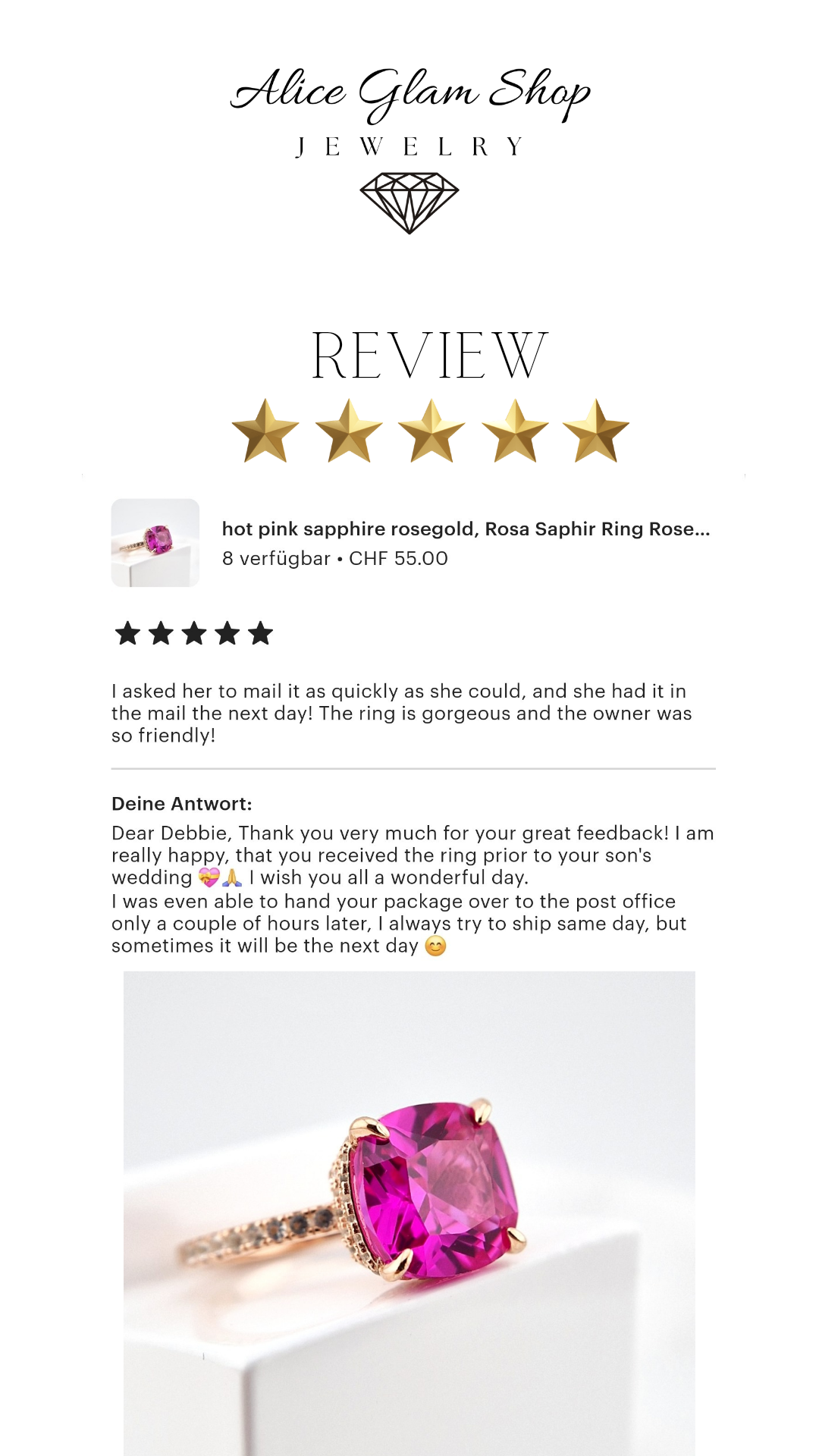 Rosa Saphir Ring, Pink Sapphire ring, hot pink sapphire ring, Saphir Ring, Sapphire Ring, Ring, Rosegold Ring, rose gold ring, silberring, silver ring, sapphire jewelry ring, Silberring Damen