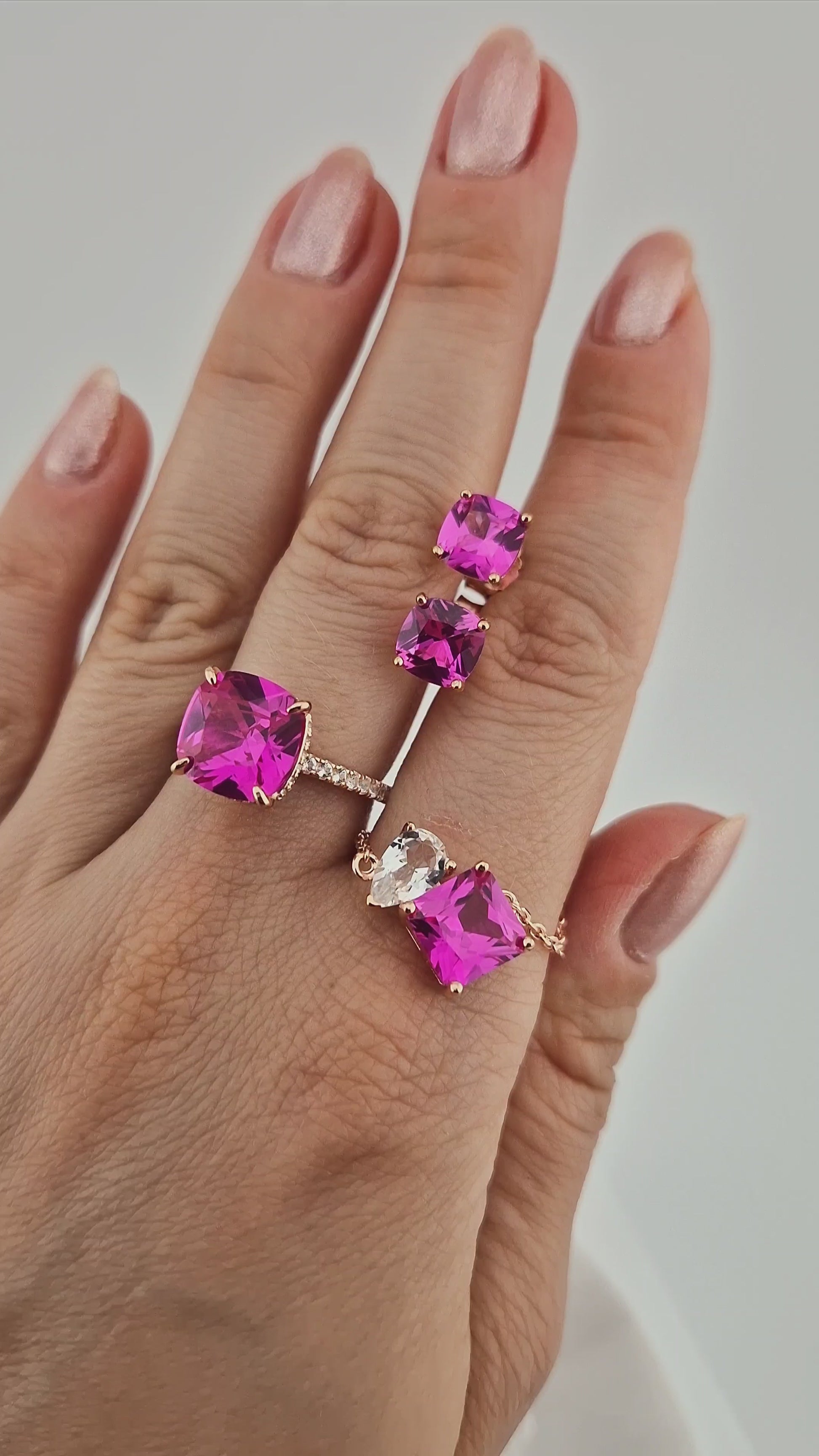 Rosa Saphir Ring, Pink Sapphire ring, hot pink sapphire ring, Saphir Ring, Sapphire Ring, Ring, Rosegold Ring, rose gold ring, silberring, silver ring, sapphire jewelry ring, Silberring Damen
