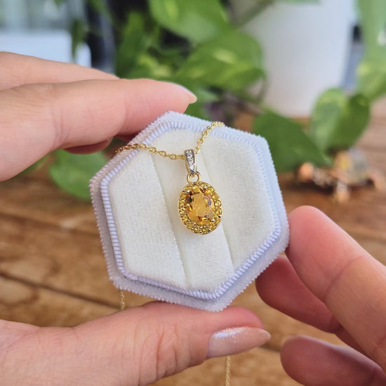 Citrin Halskette, Citrine necklace, Citrin Kette kaufen, Citrine pendant Necklace, golden necklace, Citrin Anhänger Halskette, Halskette, Necklace, collier, collana, gelbe Halskette, gold Halskette, yellow necklace, schmuck, jewelry, jewellery, bijou, gioielli
