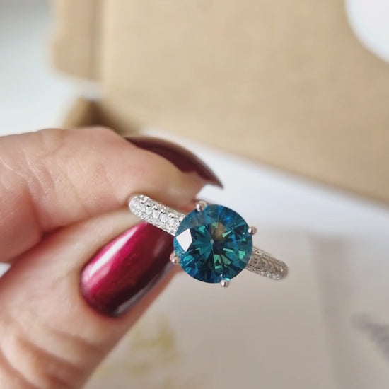 London Blau Topas Ring - Topas Ring - London Blue Topaz Ring, Topaz Ring, Blau Topas Ring, Edelstein Ring, blauer Ring, SIlber Ring, Silver Ring, blue ring