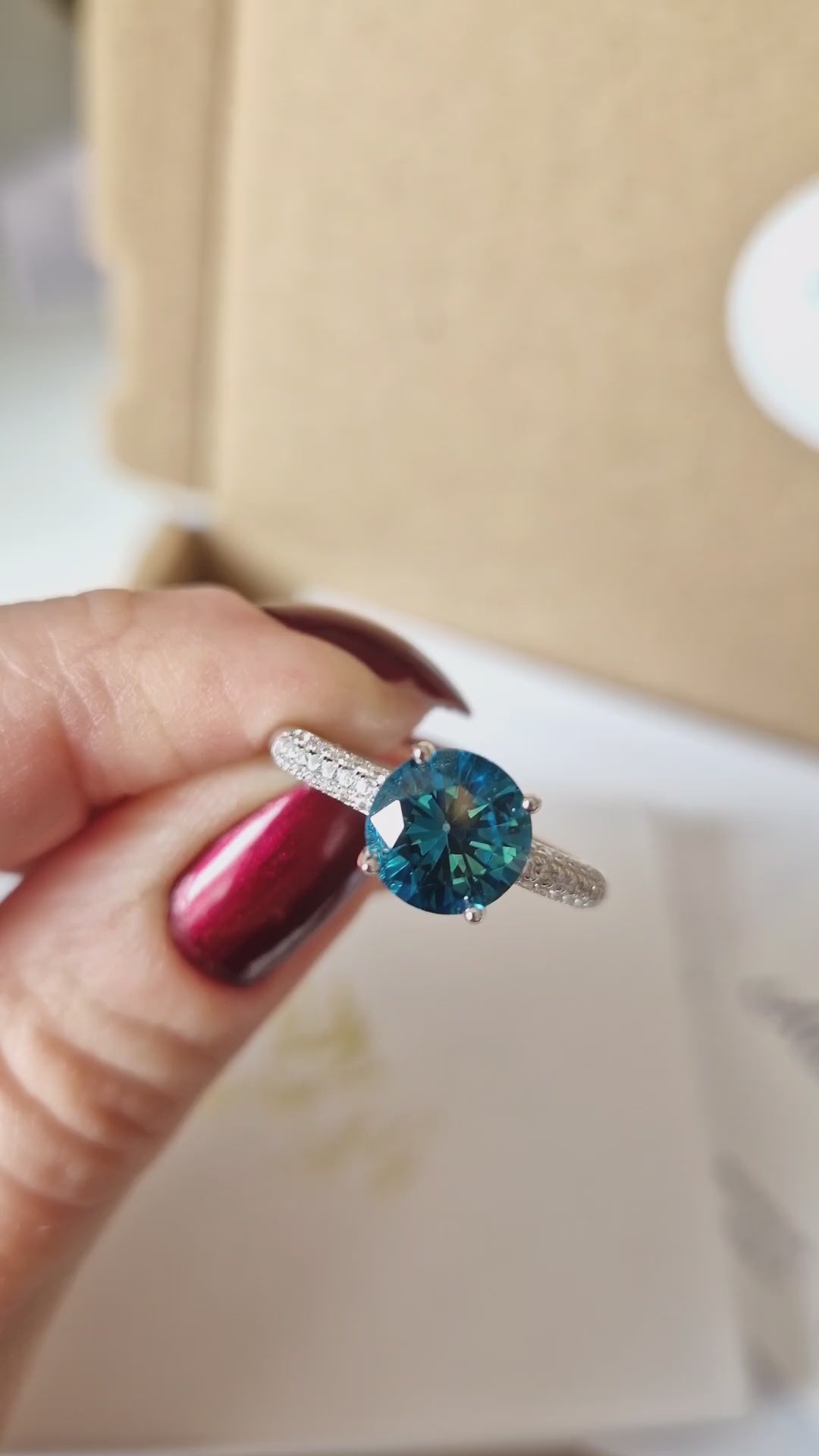 London Blau Topas Ring - Topas Ring - London Blue Topaz Ring, Topaz Ring, Blau Topas Ring, Edelstein Ring, blauer Ring, SIlber Ring, Silver Ring, blue ring