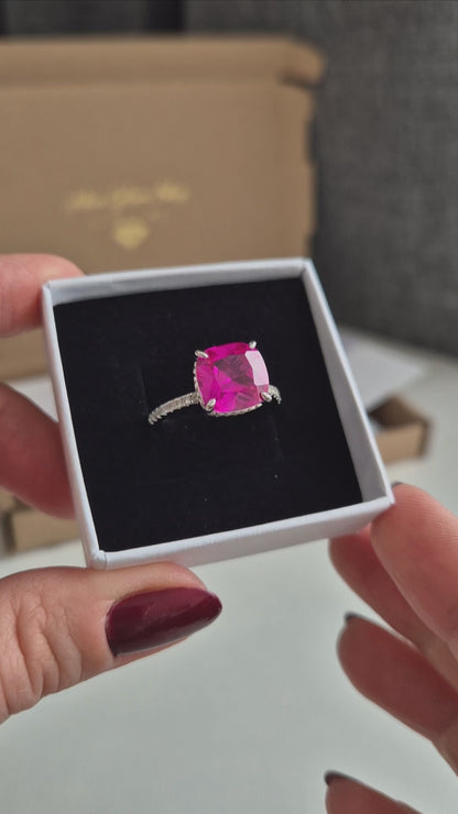Pink Sapphire Ring